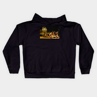 Impressionist View of Dining Out In Paris Kids Hoodie